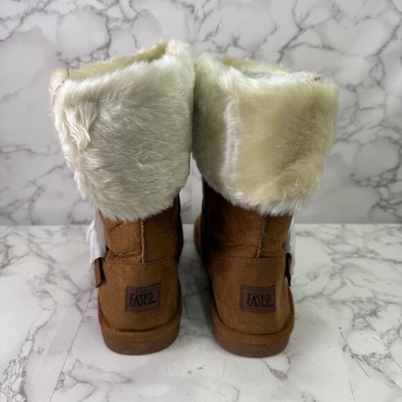 Easy USA Women’s Winter Boots sz 6 Fur Insulated Microfiber NEW # M492 - Picture 7 of 11